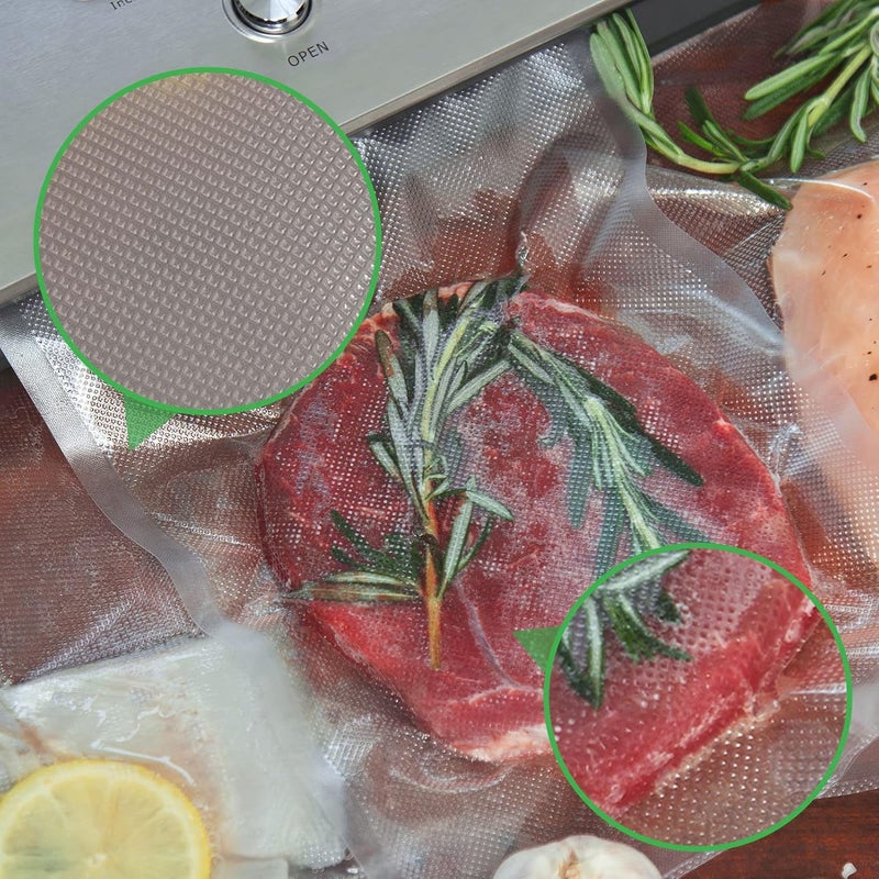 YISH Vacuum Sealer Bags 100 Quart 8"×12" Precut Bags for Food Saver, Commercial Grade, BPA Free, Heavy Duty Food Sealing Bags for Storage, Meal Prep, Sous Vide - Image 5
